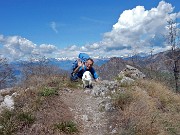 Anello di Punta Almana (1390 m) in cresta integrale il 14 aprile 2016  - FOTOGALLERY